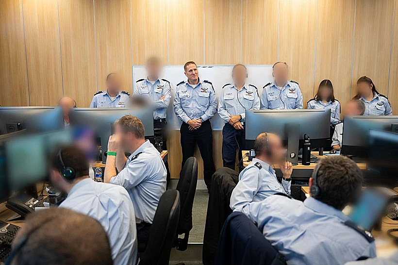 מפקד חיל האוויר האלוף תומר בר בבור במהלך התקיפה באיראן