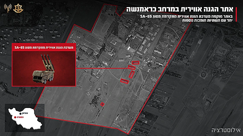 אתר הגנה אווירית שהותקף בכראמנשה