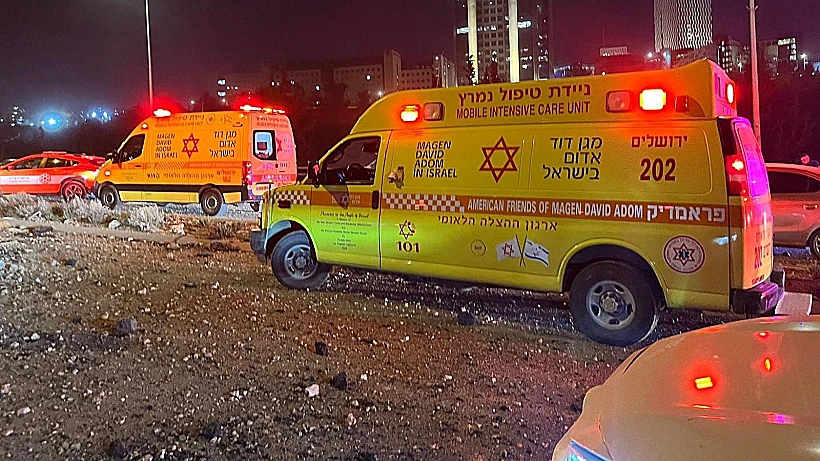 זירת הפגיעה בירושלים