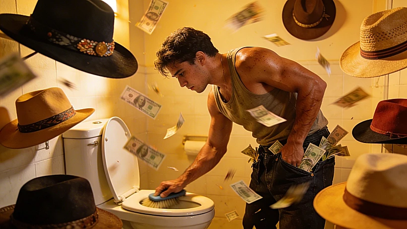 רגיל לנקות ארבע פעמים ביום, איך הוא יסתדר בבית?