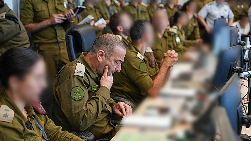 אגף המבצעים במוצב הפיקוד העליון במבצע "שאגת הארי"