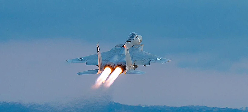 מטוסי חיל האוויר ממריאים לתקיפה באיראן