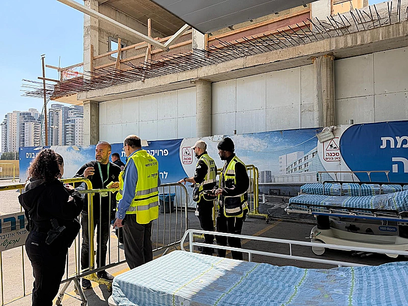 היערכות לקליטת החולים בבית החולים