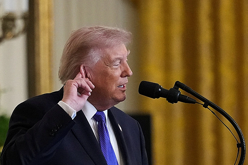 נשיא ארה"ב דונלד טראמפ בטקס אות הכבוד בוושינגטון