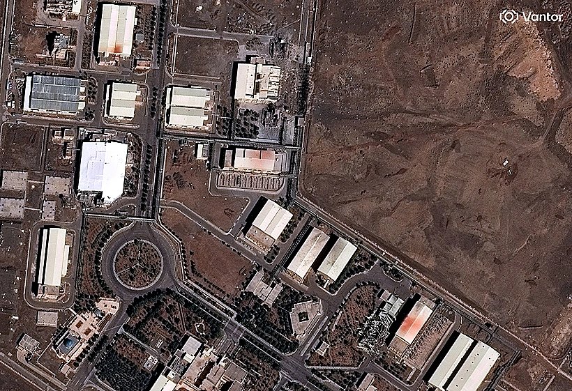 תיעוד מלוויין חושף נזק שנגרם למתקן הגרעיני בנתנז