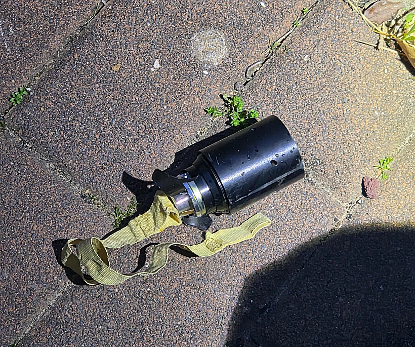 פצצת מצרר שנפלה בצפון