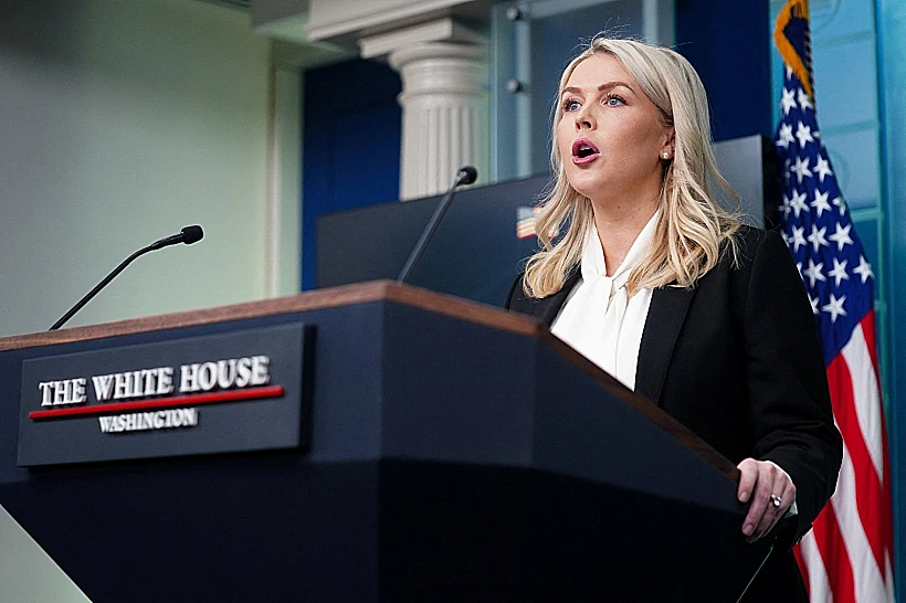 דוברת הבית הלבן קרוליין לוויט