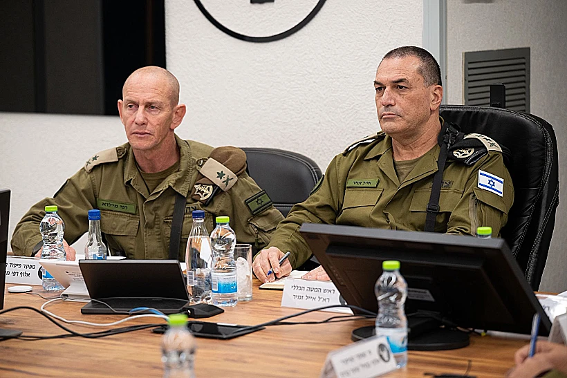 הרמטכ"ל אייל זמיר ואלוף פיקוד הצפון רפי מילוא