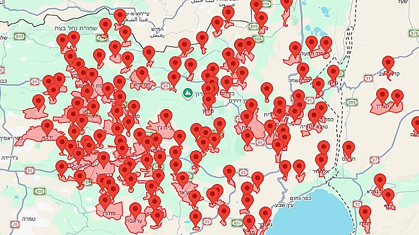 אזעקות בצפון הארץ