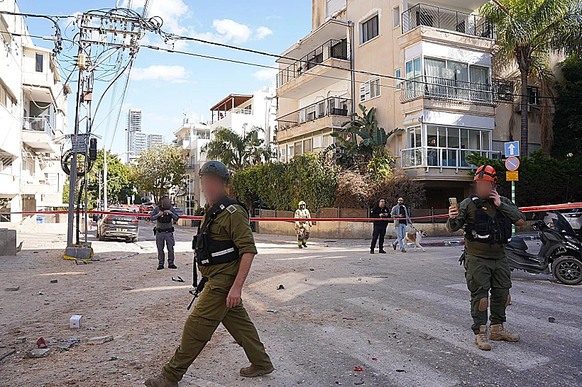 זירת נפילה במרכז הארץ