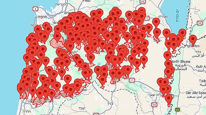 אזעקות בצפון הארץ