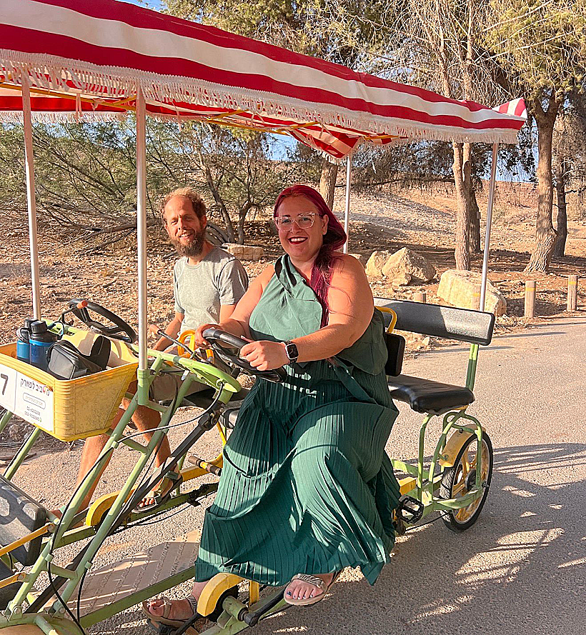 אופני צוות לרכיבה בשבילים סביב אגם ירוחם