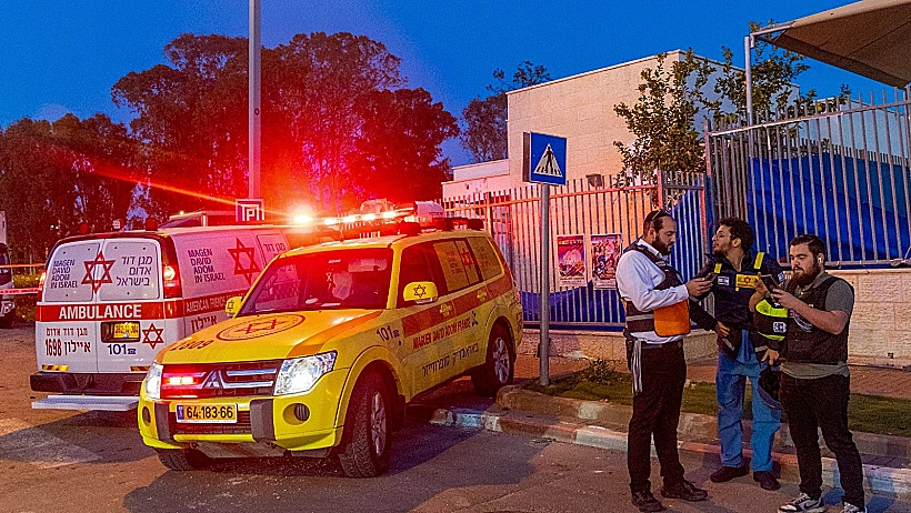 כוחות בזירת נפילה במרכז הארץ