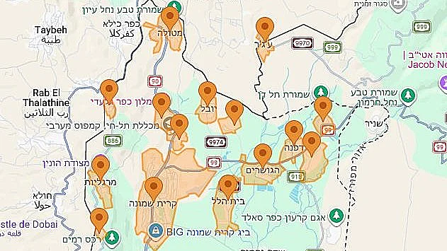 אזעקות באצבע הגליל