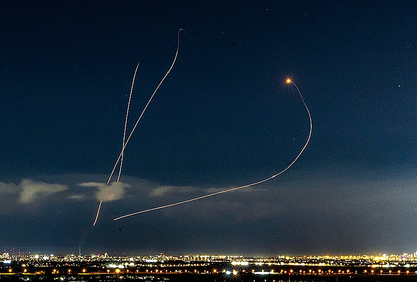 יירוט טילים איראניים בשמי ישראל