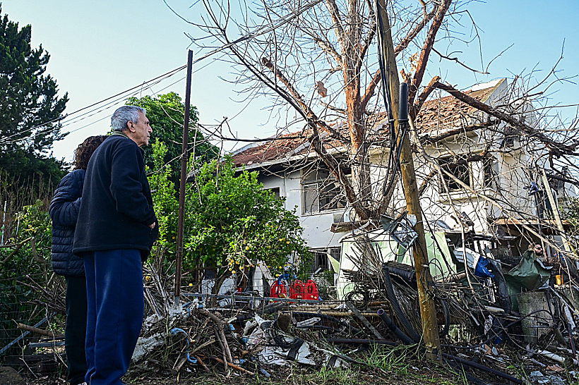 פגיעה במושב חניאל בעמק חפר
