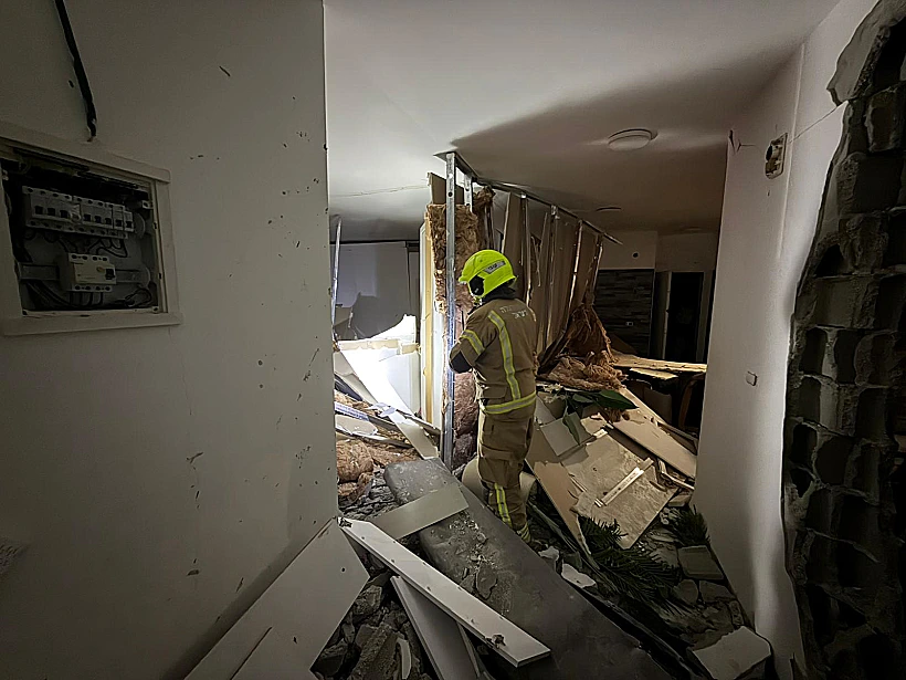 זירת הפגיעה בזרזיר