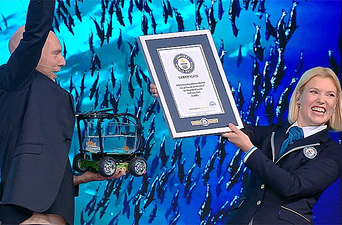 הישג שהוכר כשיא גינס