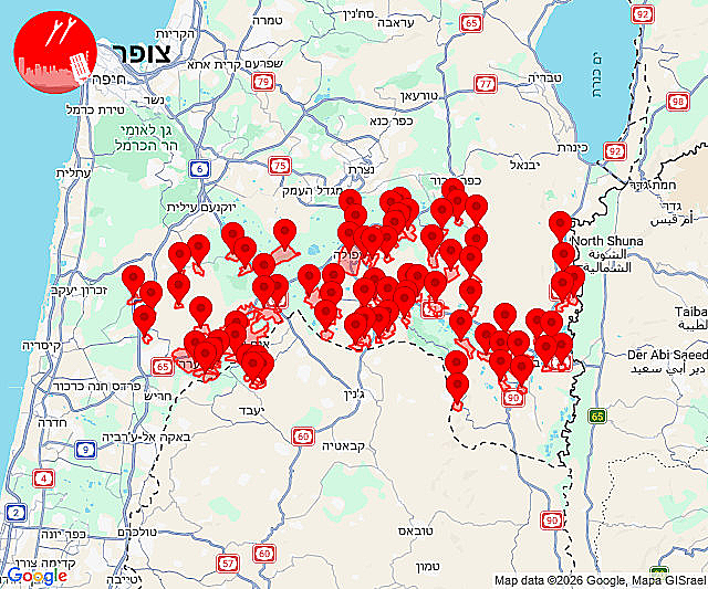 אזעקות בצפון