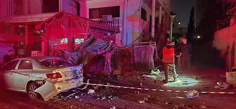 זירת נפילה במרכז הארץ