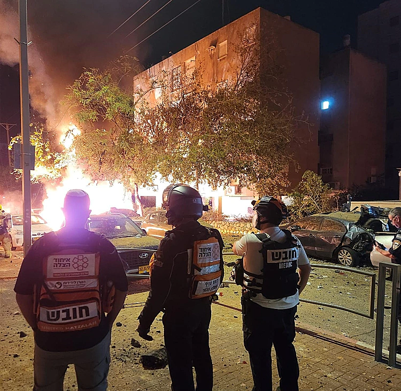 זירת נפילה במרכז הארץ