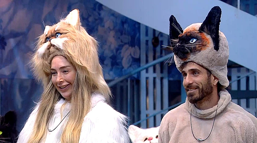 תמיר גולן והילה חיטכס במשימת "כלבים נגד חתולים"