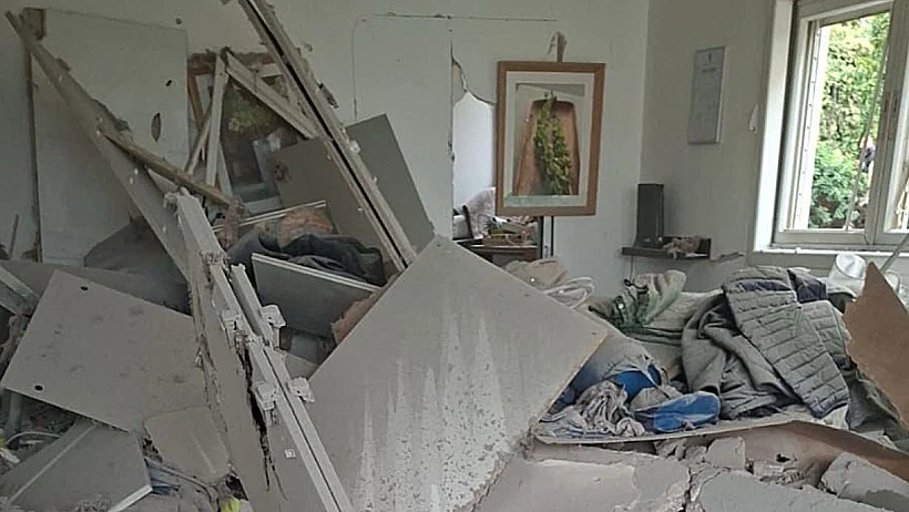 תיעוד מזירת נפילה ברמת גן