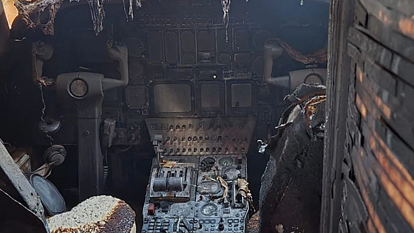 אחד המטוסים שנפגע משברי יירוט