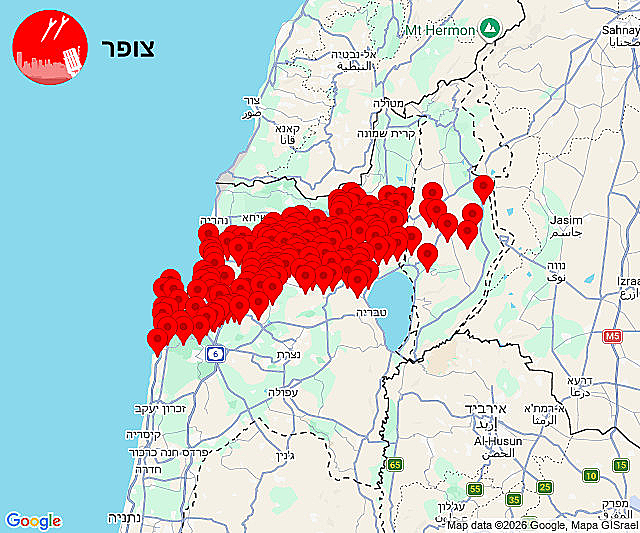 אזעקות בצפון