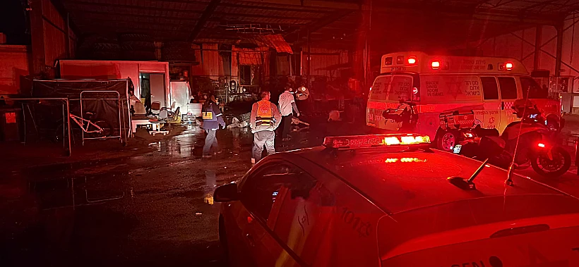 זירת נפילה במושב בשרון