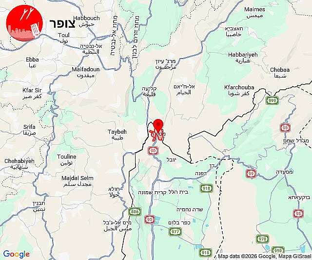 אזעקות במטולה