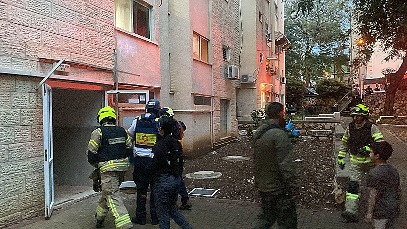 זירת הפגיעה בקריית שמונה