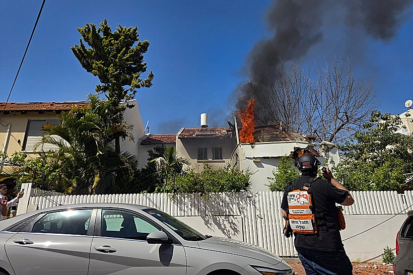 זירת הנפילה בבית ברחובות