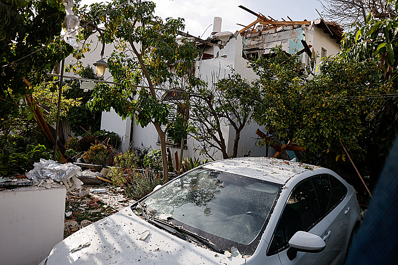 זירת הנפילה ברחובות