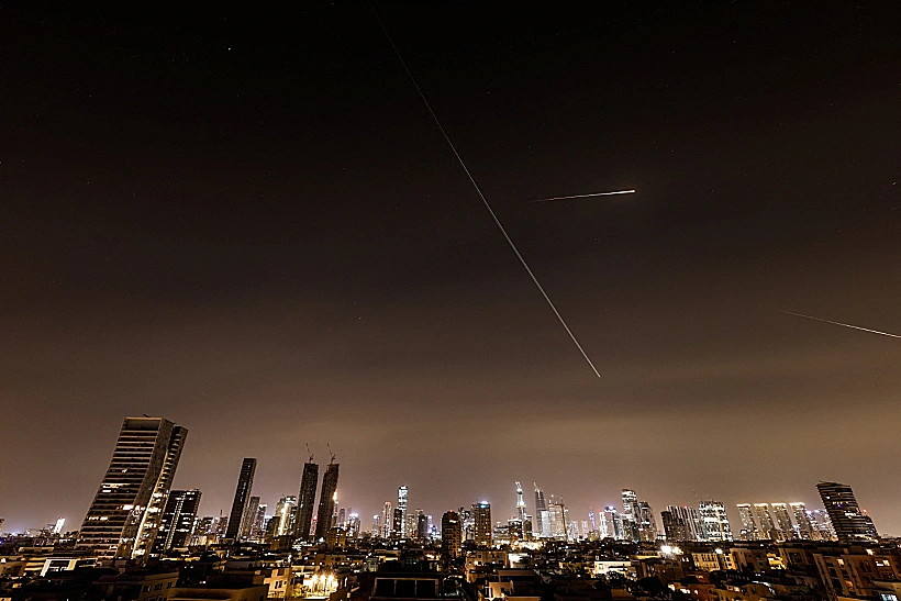 יירוט בשמי המרכז בעקבות ירי מאיראן