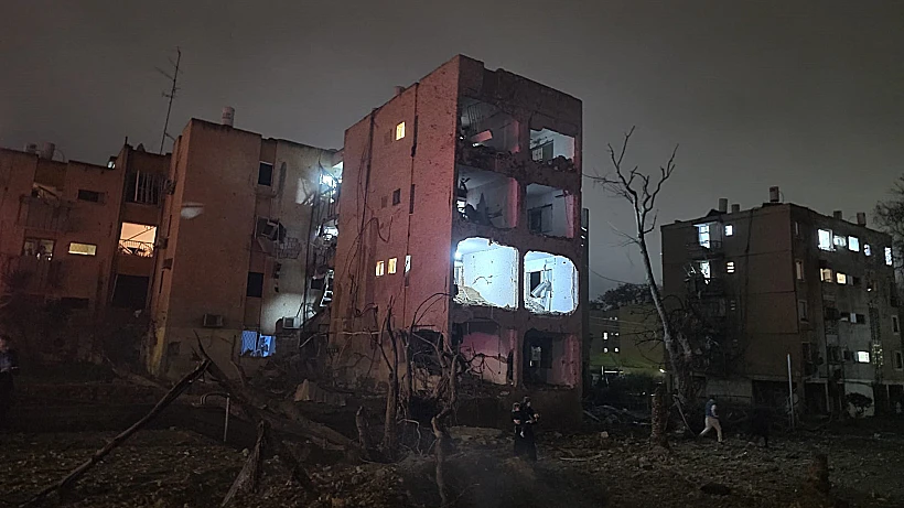 זירת הפגיעה הישירה בערד