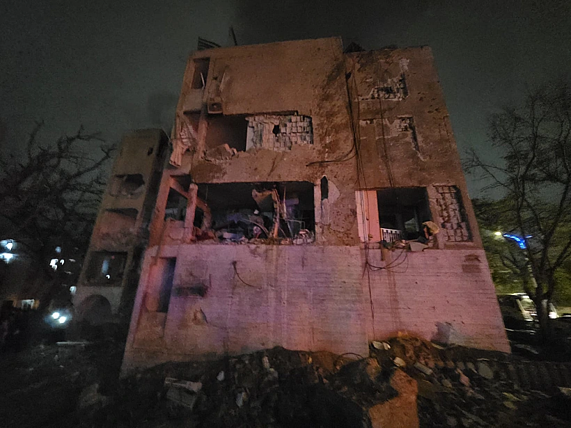 זירת הפגיעה בערד