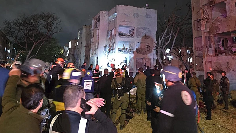 זירת הפגיעה בערד