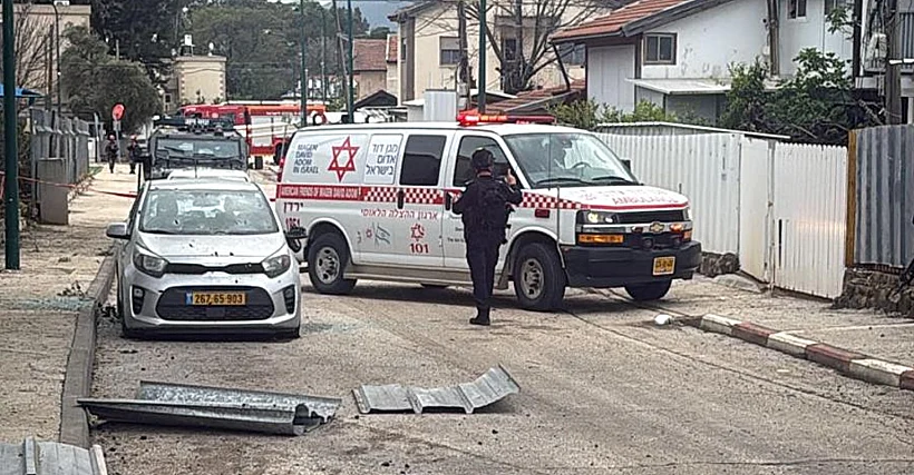 זירת נפילה בקריית שמונה