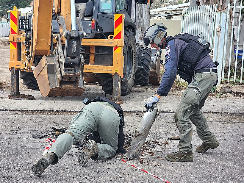 זירת נפילה בקריית שמונה