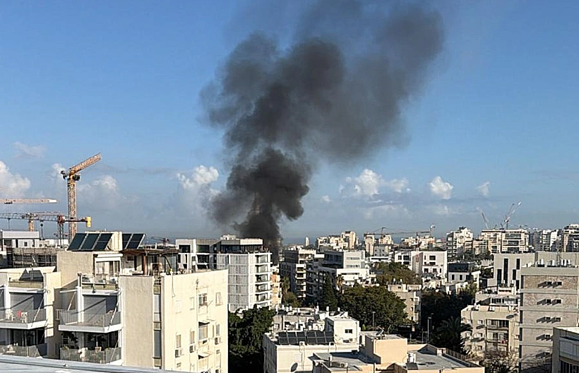 נפילת שברי יירוט במרכז הארץ