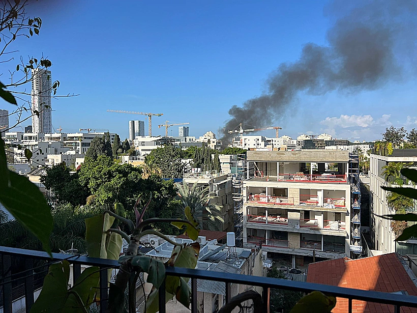 נפילת שברי יירוט במרכז הארץ