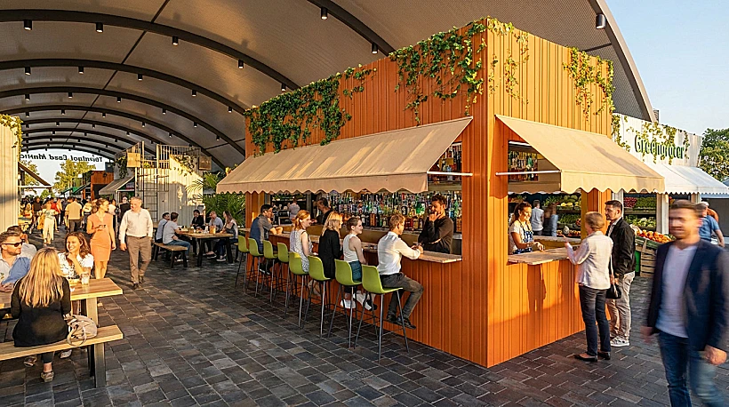 הדמיית שוק האוכל פארק הטרמינל