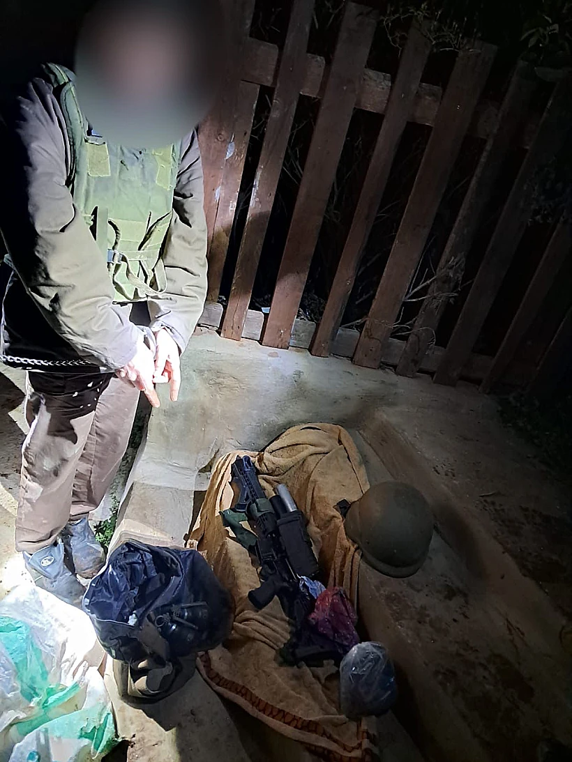 המנהרה שנחשפה באזור שכם