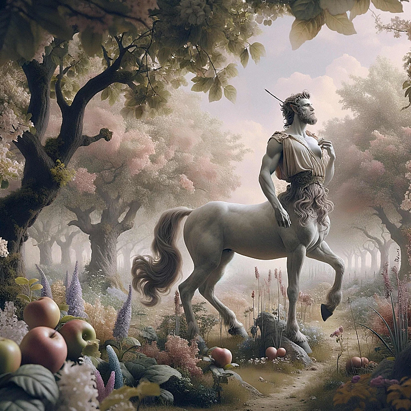 קנטאור (יצור מיתולוגי יווני בעל פלג גוף עליון של אדם ופלג גוף תחתון של סוס)