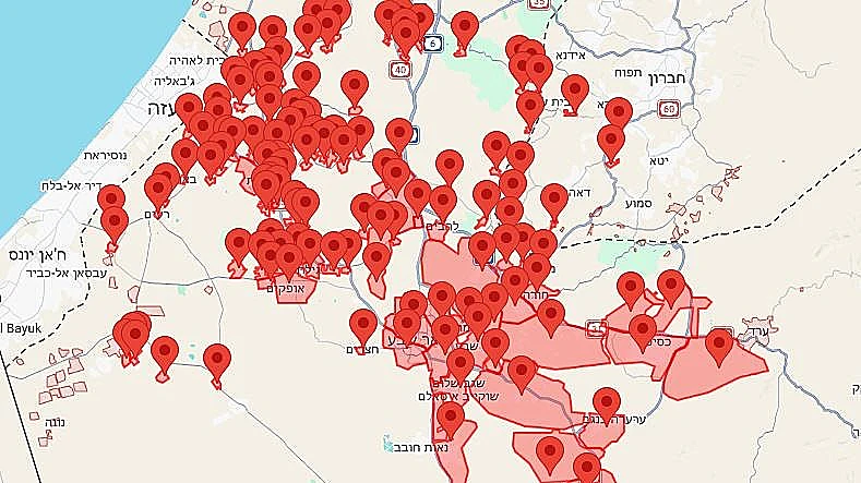אזעקות בדרום הארץ