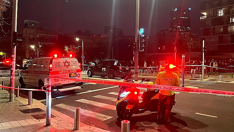 זירת הנפילה בת"א