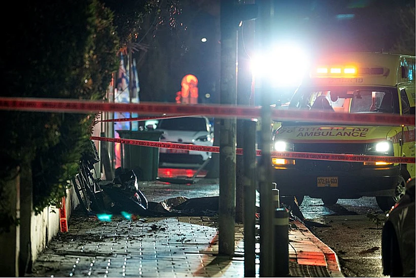 זירת נפילה בתל אביב