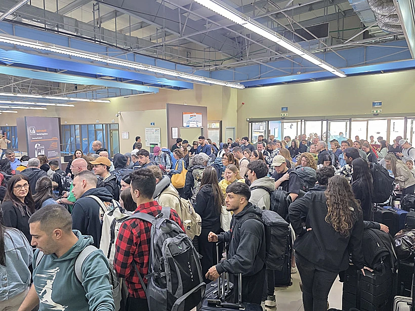 ישראלים שנתקעו בנמל התעופה בעקבה בירדן
