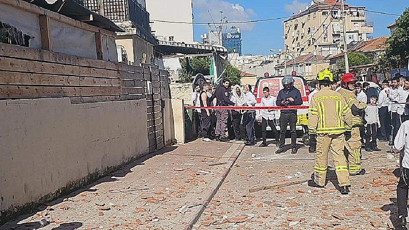 זירת נפילה במרכז הארץ